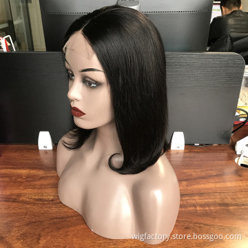 Short Bob Wigs Human Hair Lace Front 4x4 Closure Wig,Brazilian Color Bob Wigs Human Hair,Straight Human Hair Wigs Cheap